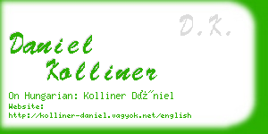 daniel kolliner business card